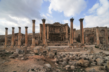 Fototapeta premium Nymphaeum - Jerash, Jordan
