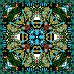 Traditional ornamental floral paisley bandanna