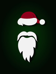 weihnachtsmann- karte