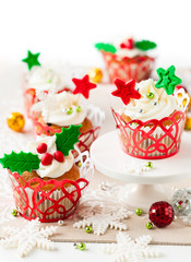 Christmas cupcakes