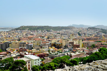 Fototapeta na wymiar view of Cagliari, Sardinia