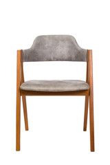 wood chair isolate on white