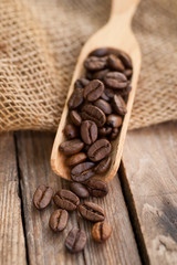 Fresh espresso beans