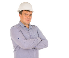 Confident friendly architect or engineer