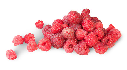 Pile Of Fresh Juicy Raspberries