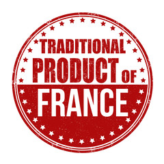 Traditional product of France stamp