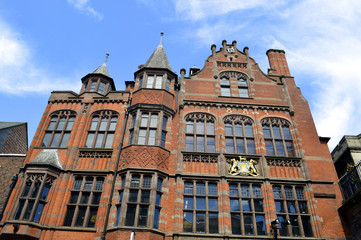 Fototapeta na wymiar 1883 Architecture on Eastgate Street Chester