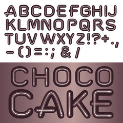 chocolate letters