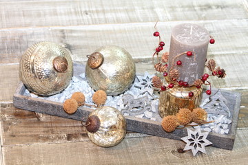 Stimmungsvolle Weihnachtsdekoration