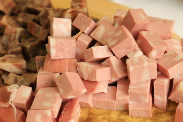 antipasti buffet di carne salumi