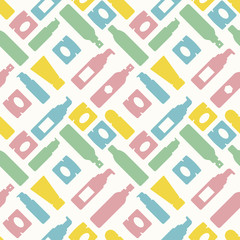 skin care pattern in RGB color mode