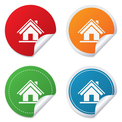 Home sign icon. Main page button. Navigation