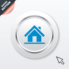 Fototapeta premium Home sign icon. Main page button. Navigation