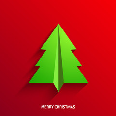 vector concept christmas tree