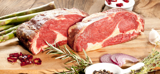 rohes steak fleisch