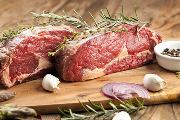 rohes steak fleisch