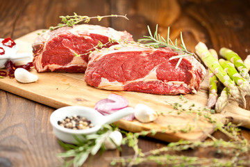 rohes steak fleisch