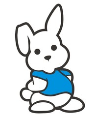 rabbit cool cartoon