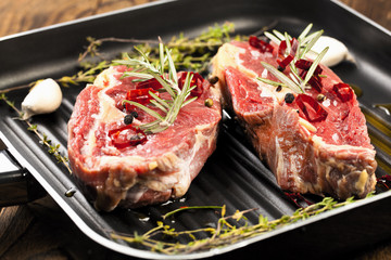 steak fleisch vorbereitung
