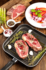 steak fleisch vorbereitung