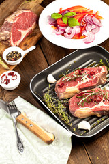 steak fleisch vorbereitung