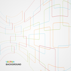 Colorful Abstract Lines Background. Vector illustration.