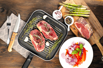 steak fleisch vorbereitung