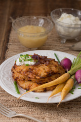 Potato Pancakes for Hannukah : Latkes