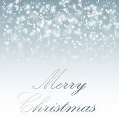 Joyeux noël sur fond de neige