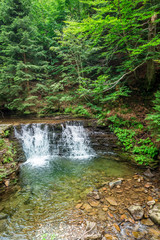Cascade Water in the mountain forests