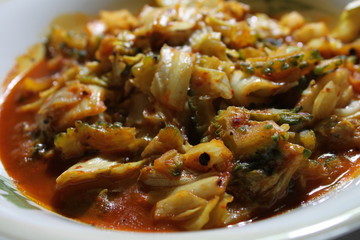 ゴーヤのキムチ炒め