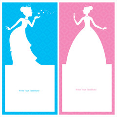 princess card templates