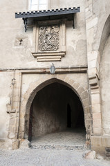 Castle door.