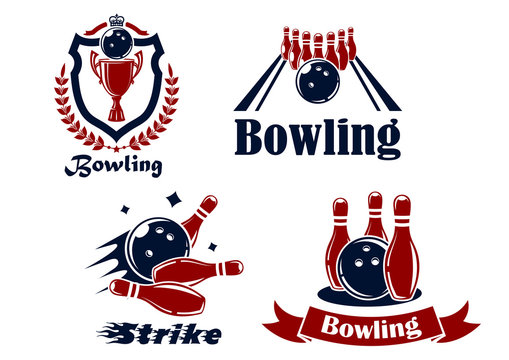 Bowling emblems and symbols