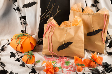 Spooky candy bags