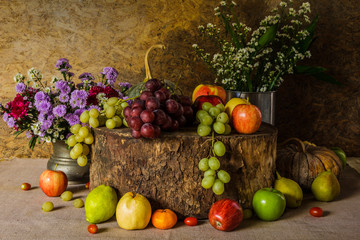 Still life with Fruits.