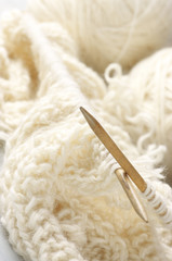 Knitting and yarn