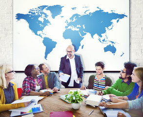 Group of People in a Meeting