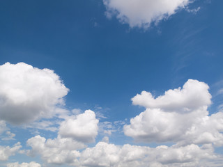 Naklejka na ściany i meble 東京の青空と雲