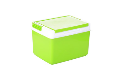 box storage plastic container isolated