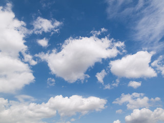 Fototapeta na wymiar 東京の青空と雲