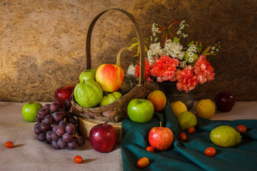 Still life with Fruits.