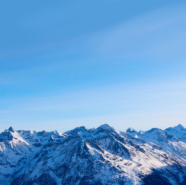 Winter mountains