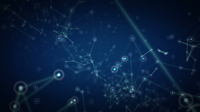 Networks Blue Zooming