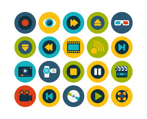 Flat icons set 5