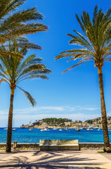 Fototapeta na wymiar Port de Soller in Mallorca
