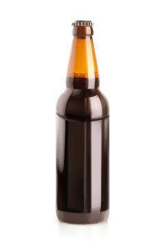 Beer in a bottle, vector object