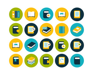Flat icons set 21