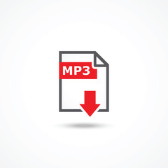 Mp3 download icon