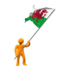 Manikin Flag Wales